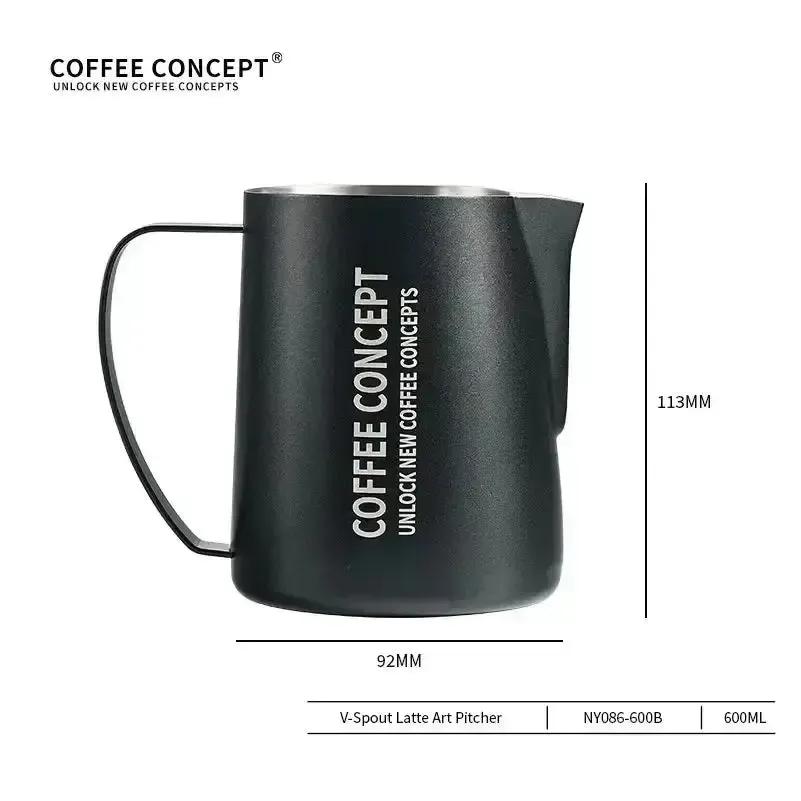 Pro Latte Art Pitcher - Eagle Beak Precision Spout 400ml/600ml, Advanced Patterns Under $25