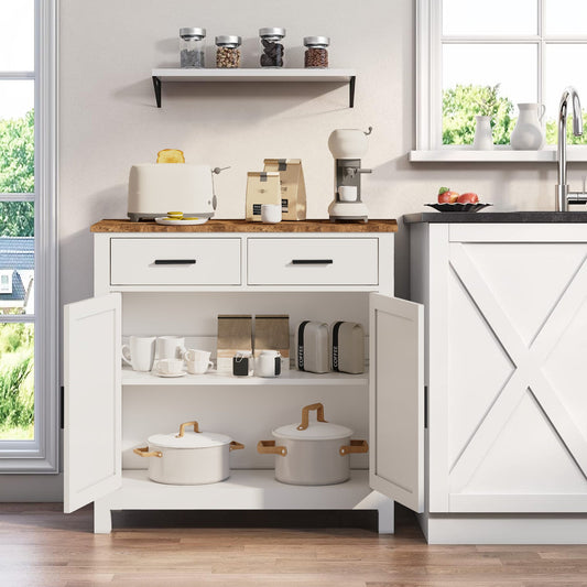 Kitchen Storage Cabinet - Modern Farmhouse Buffet
