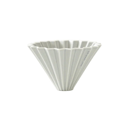 Origami - Pour Over Coffee Dripper - Porcelain - Matte Gray