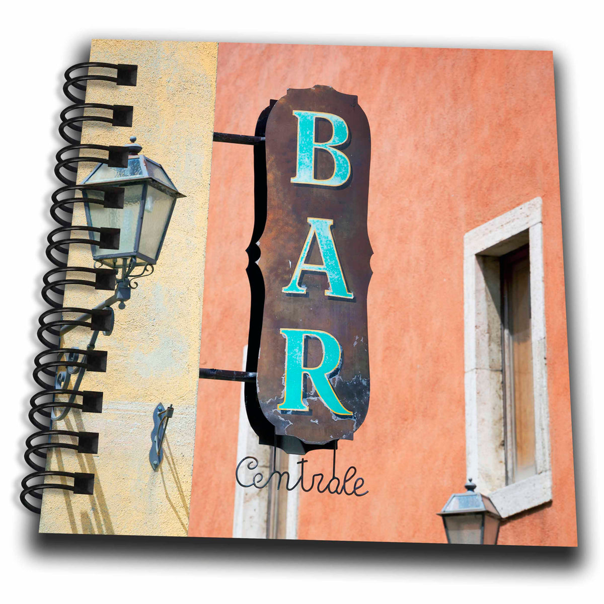3dRose Danita Delimont - Places - Italy, Venice. Coffee bar sign - Drawing Books (db_330213)