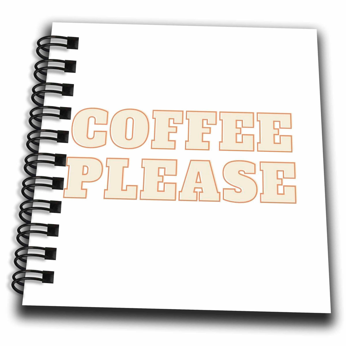 3dRose 3dRose- Coffee quotes - Cute Coffee Quotes - Drawing Books (db_358612)