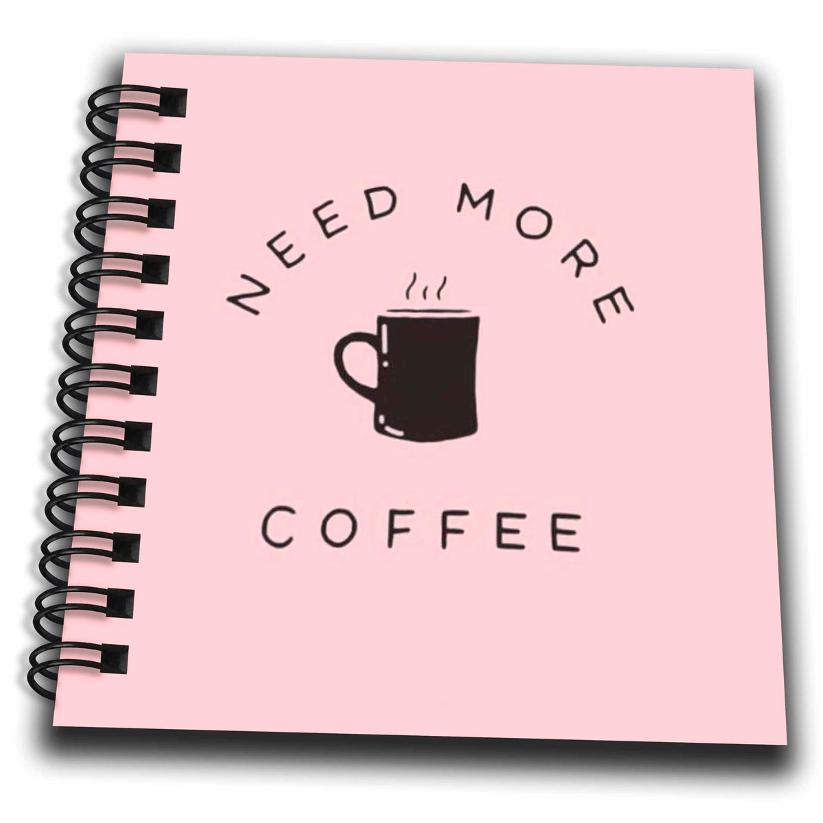 3dRose Image with a text need more coffee - Drawing Books (db_359294)