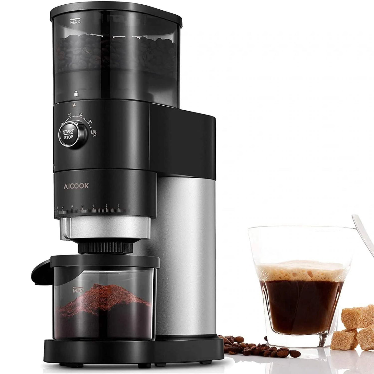Electric Conical Burr Coffee Grinder