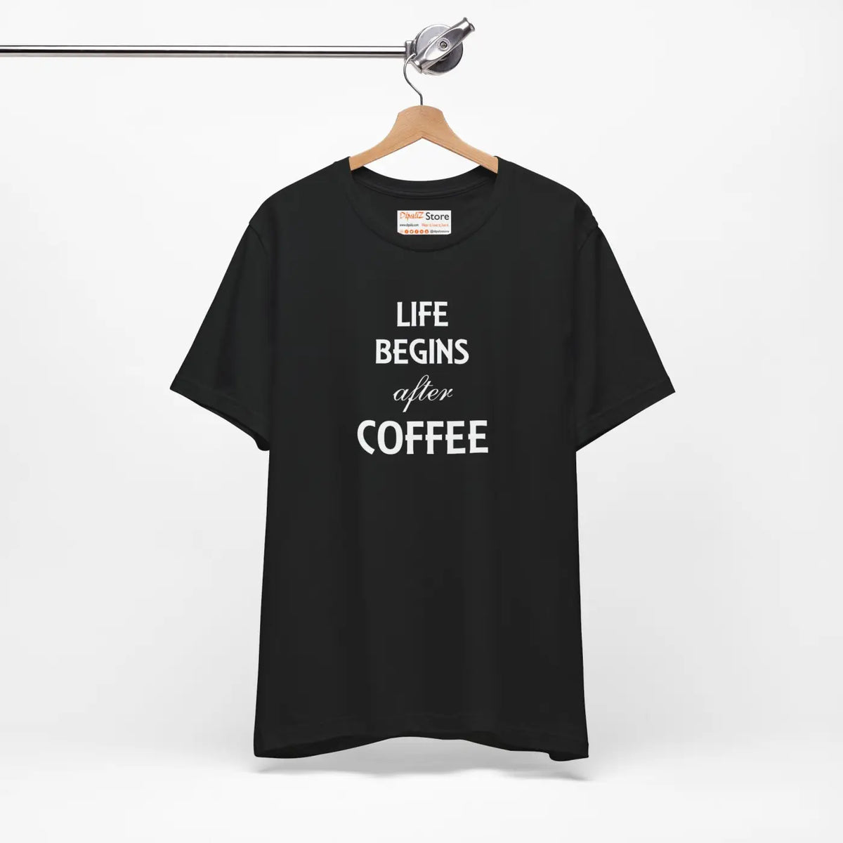 DipaliZ Life Begins After Coffee T-shirt Eco-friendly Gift