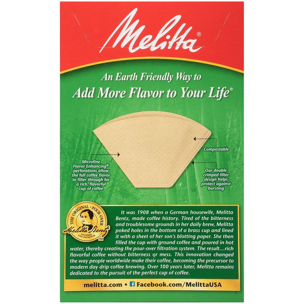 Melitta #2 Bamboo Cone Coffee Filters