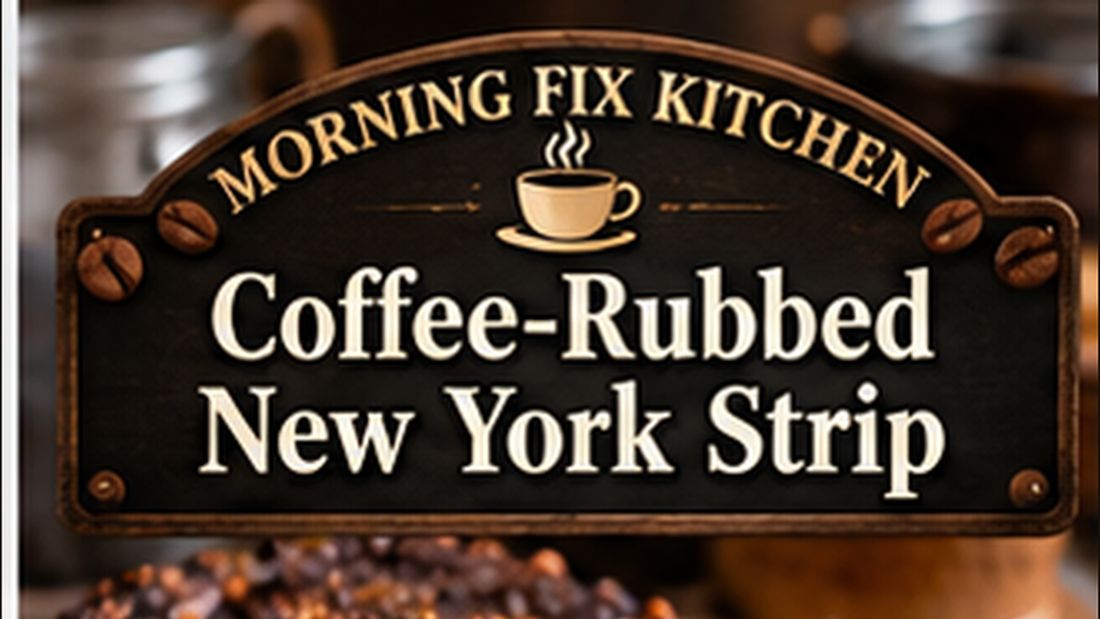 Coffee-Rubbed New York Strip