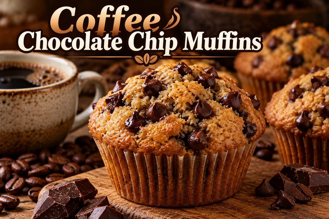 Coffee Chocolate Chip Muffins