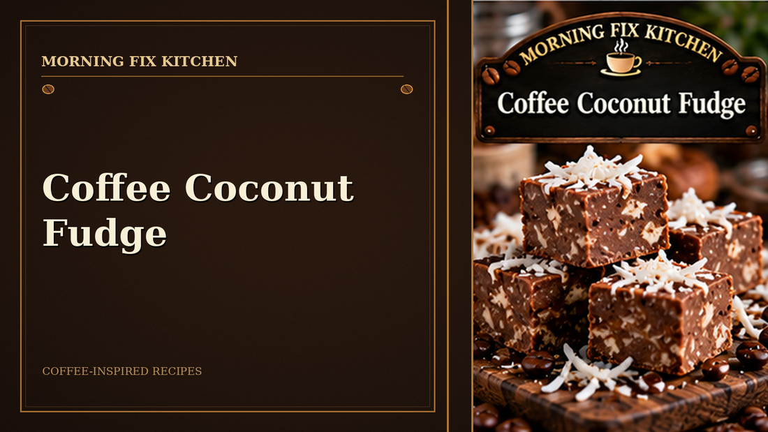 Coffee Coconut Fudge