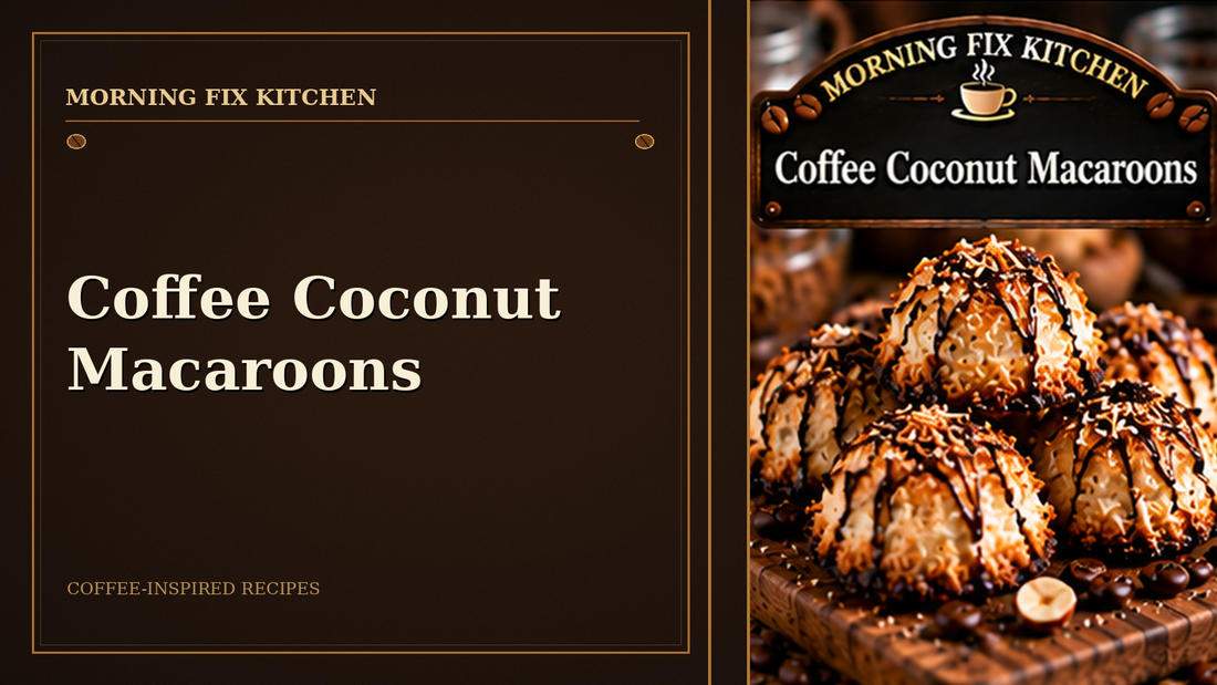 Coffee Coconut Macaroons