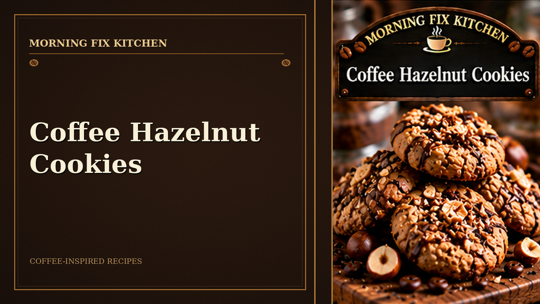 Coffee Hazelnut Cookies