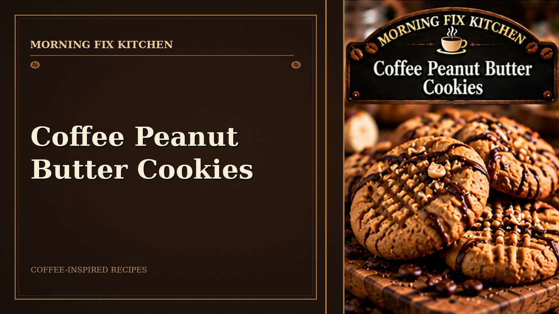 Coffee Peanut Butter Cookies