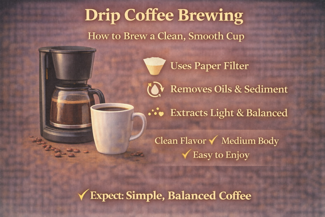 Drip Coffee Brewing: Clean, Smooth, and Perfectly Balanced