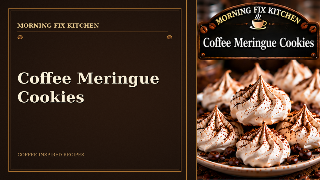 Coffee Meringue Cookies