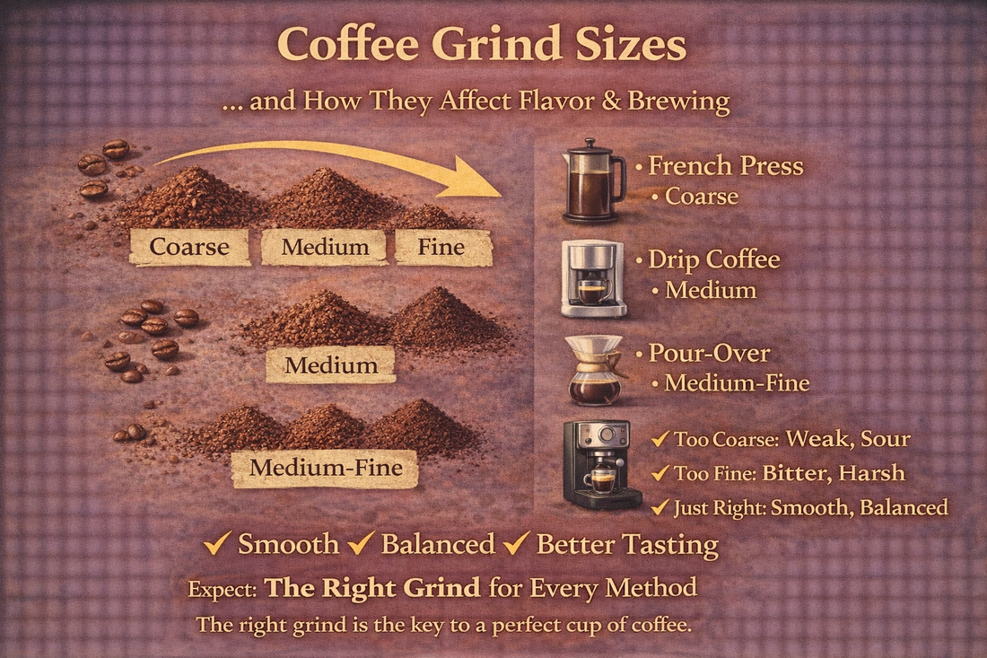Coffee Grind Sizes Explained: How Grind Affects Your Perfect Cup
