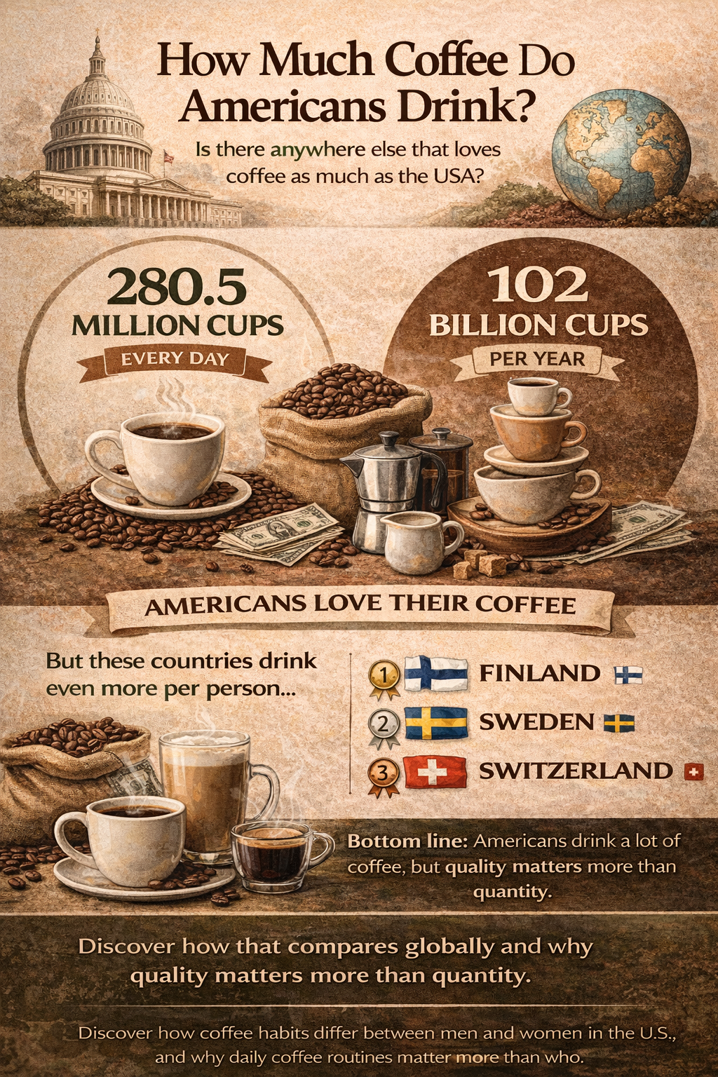 Just How Much Coffee Do Americans Drink?