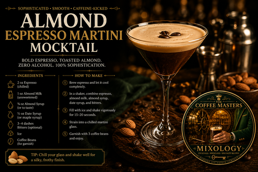 Almond Espresso Martini Mocktail