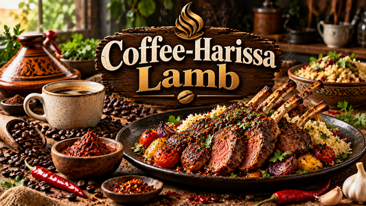 Coffee-Harissa Lamb