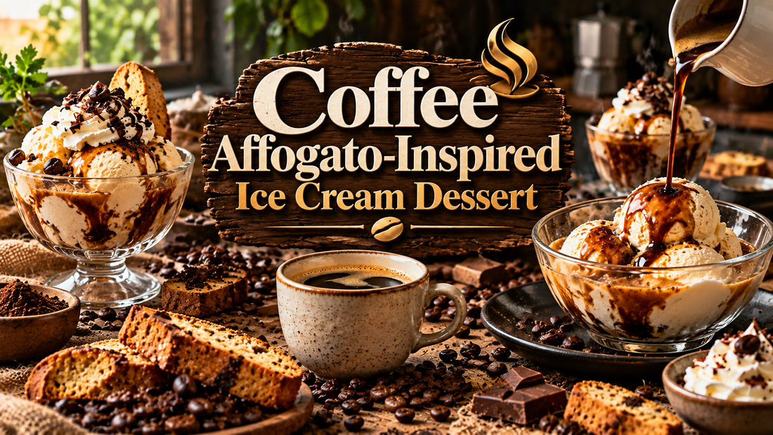 Coffee Affogato-Inspired Ice Cream Dessert