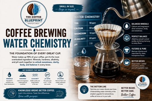 The Coffee Blueprint | Coffee Brewing Water Chemistry