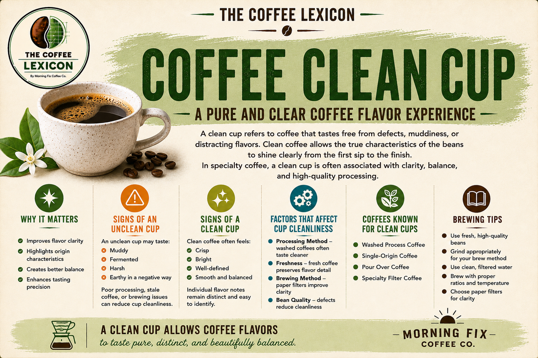 Coffee Clean Cup | The Coffee Lexicon