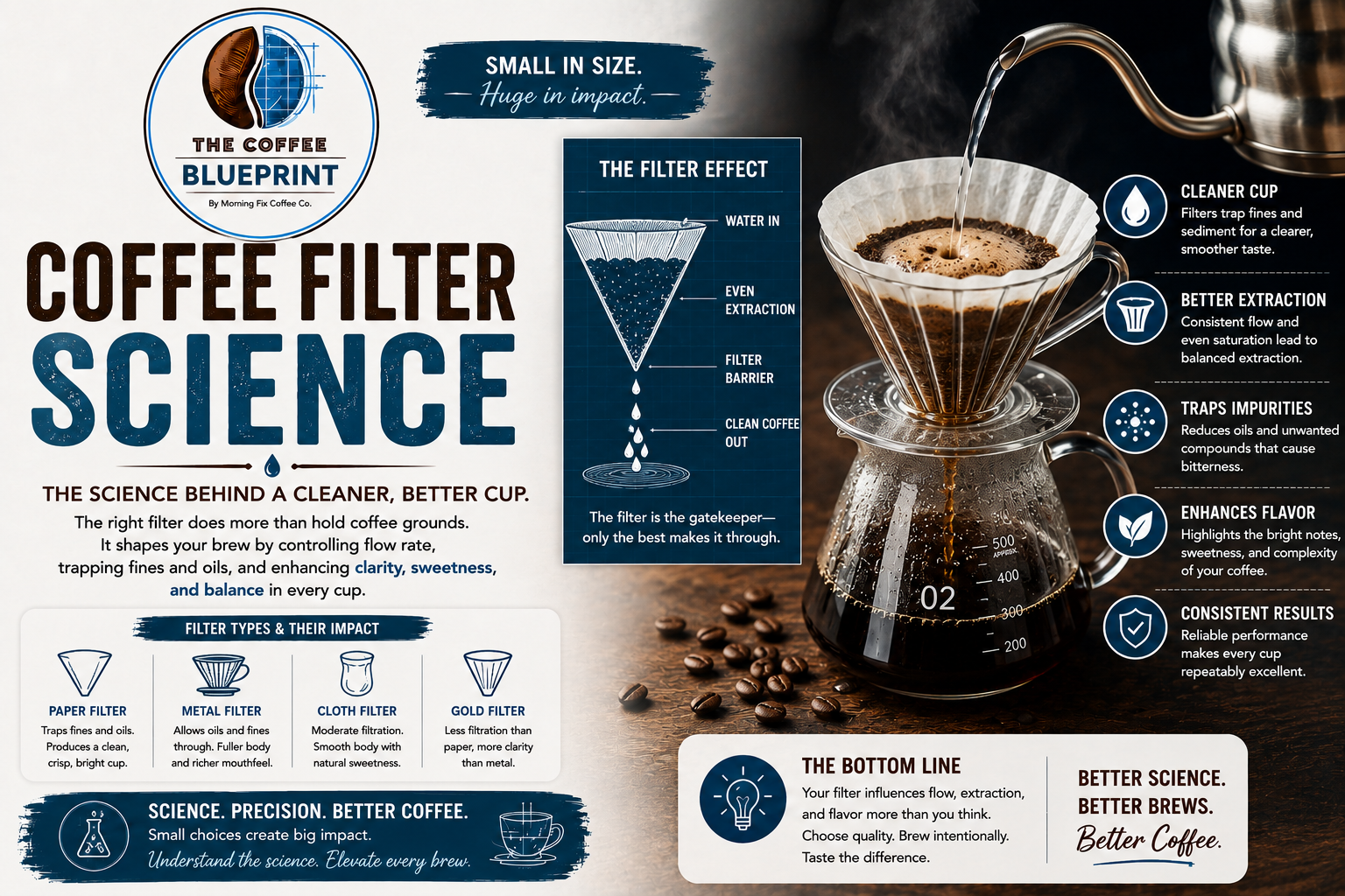 The Coffee Blueprint | Coffee Filter Science: How Filters Shape Flavor ...