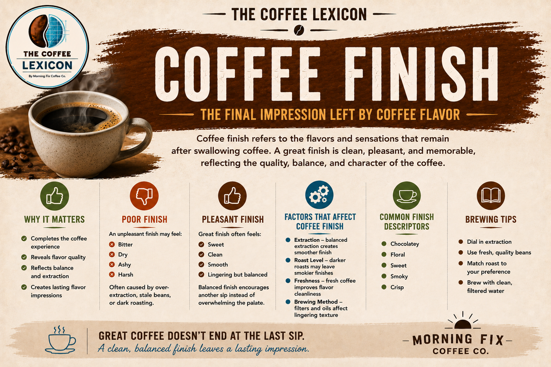 Coffee Finish | The Coffee Lexicon