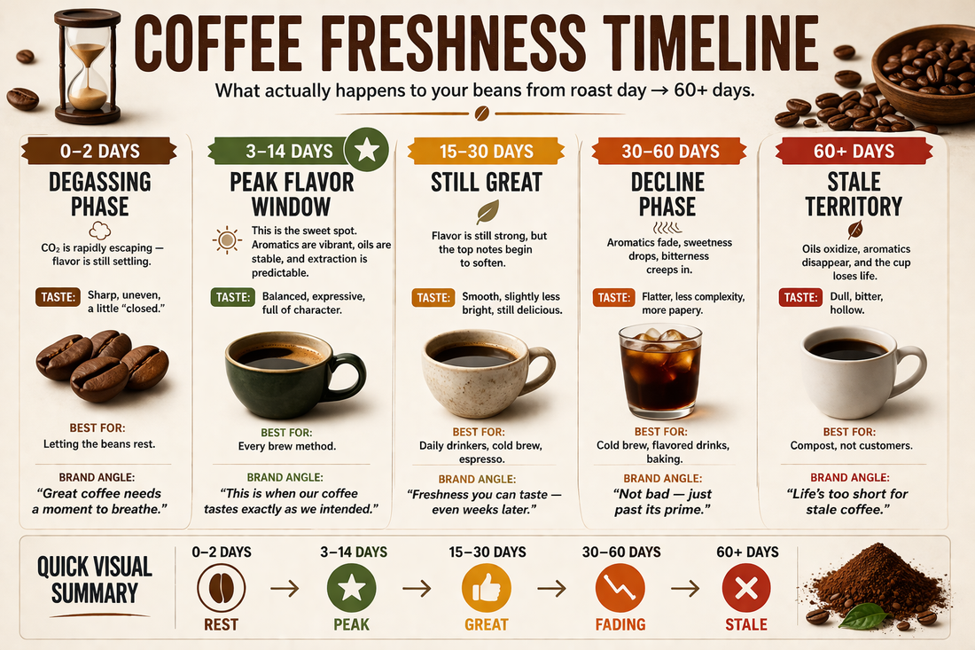 Coffee Freshness Timeline