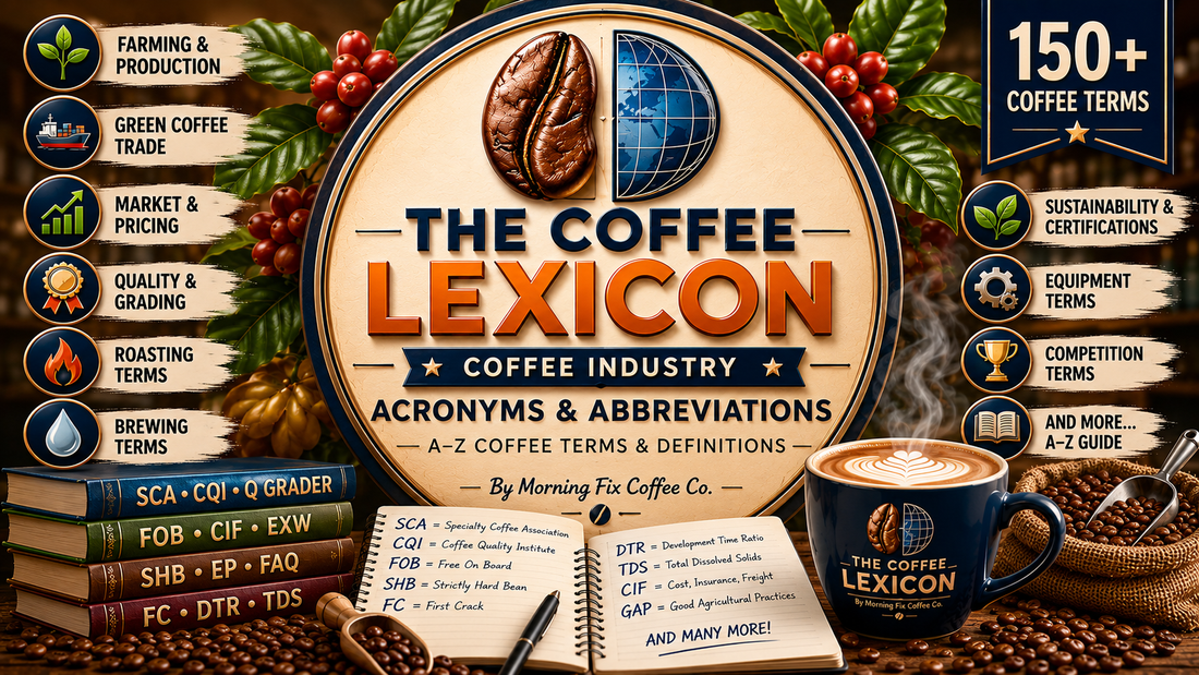 The Coffee Lexicon | Coffee Industry Acronyms & Abbreviations
