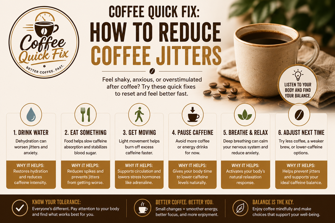 Coffee Quick Fix: How to Reduce Coffee Jitters
