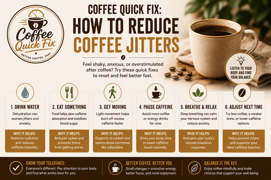 Coffee Quick Fix: How to Reduce Coffee Jitters