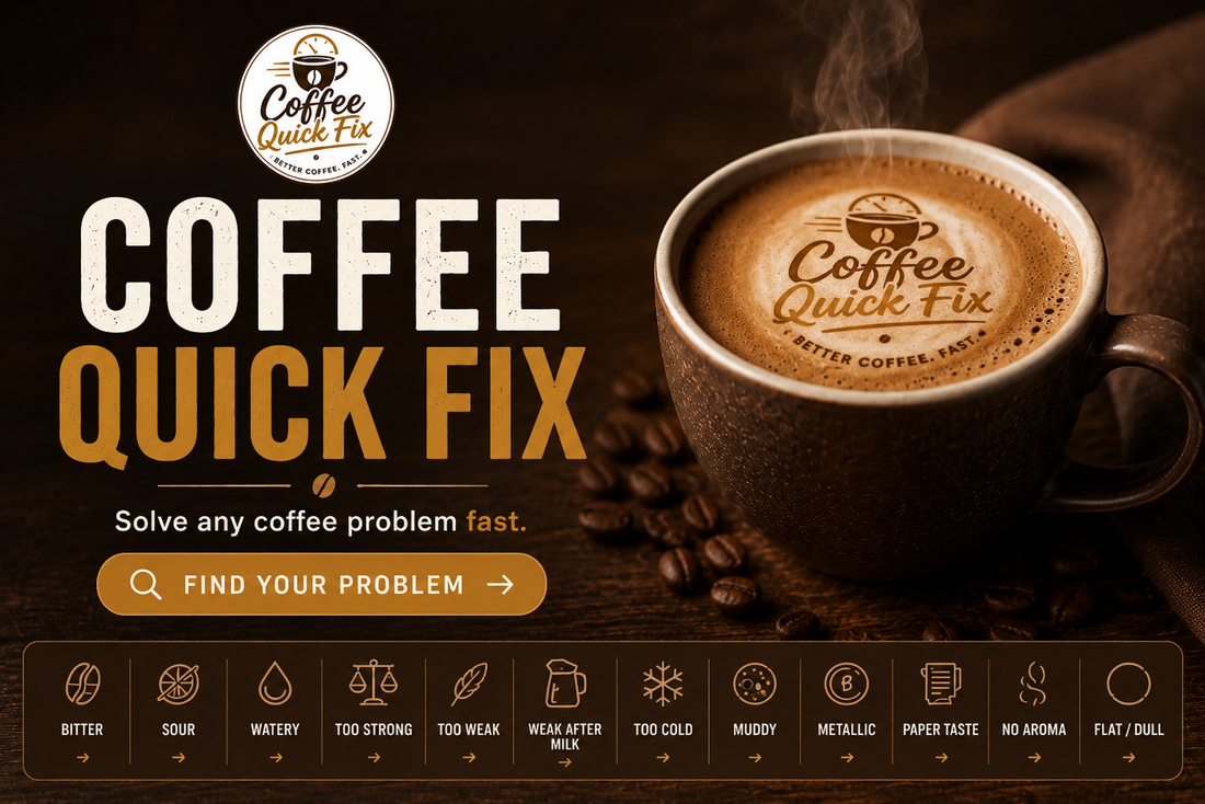 Coffee Quick Fix: Solve Any Coffee Problem Fast