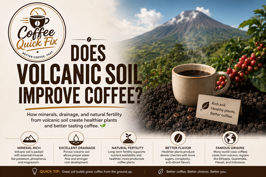 Coffee Quick Fix | Does Volcanic Soil Improve Coffee?