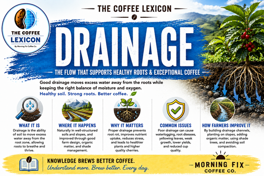 The Coffee Lexicon | Drainage