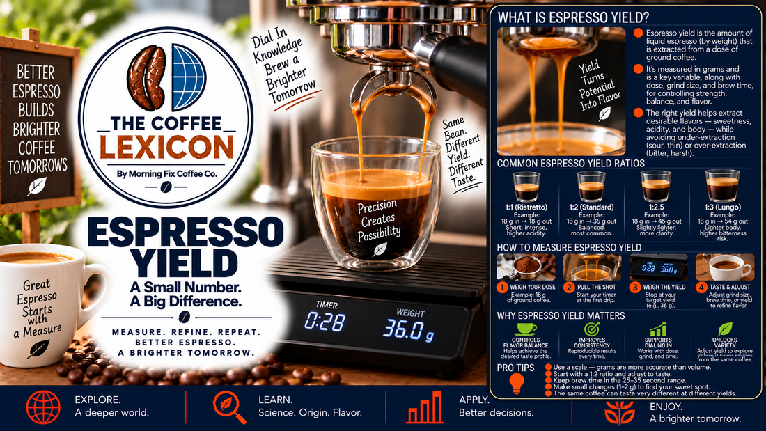 The Coffee Lexicon | Espresso Yield