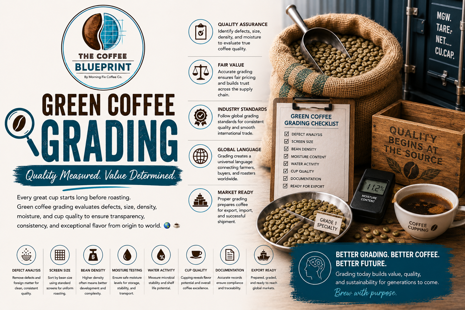 The Coffee Blueprint | Green Coffee Grading: How Coffee Quality Is ...