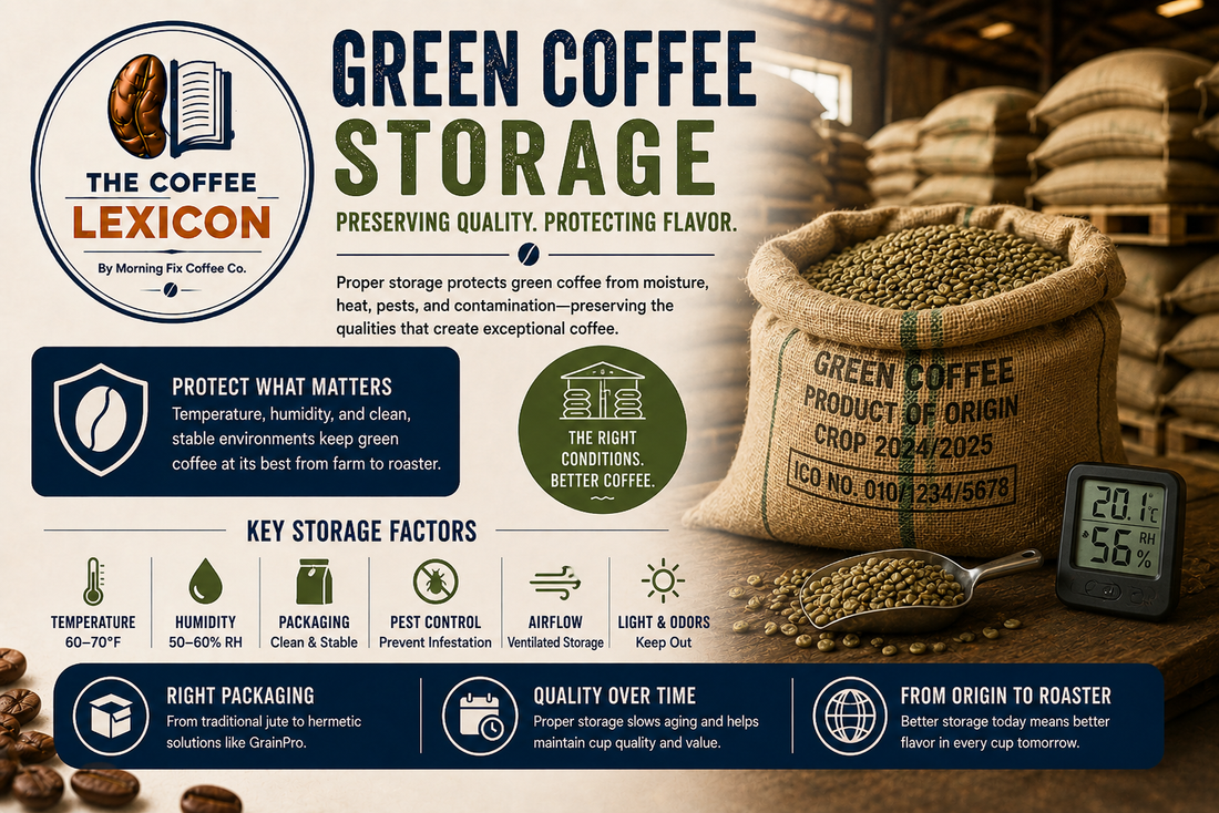 The Coffee Lexicon | Green Coffee Storage