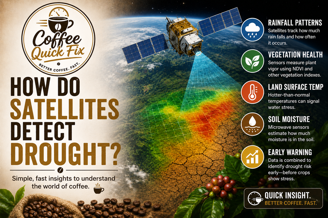 Coffee Quick Fix | How Do Satellites Detect Drought?