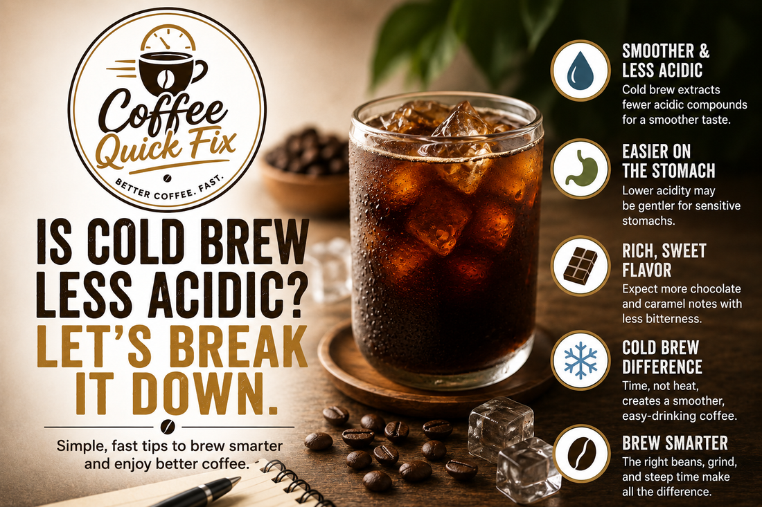 Coffee Quick Fix | Is Cold Brew Less Acidic?