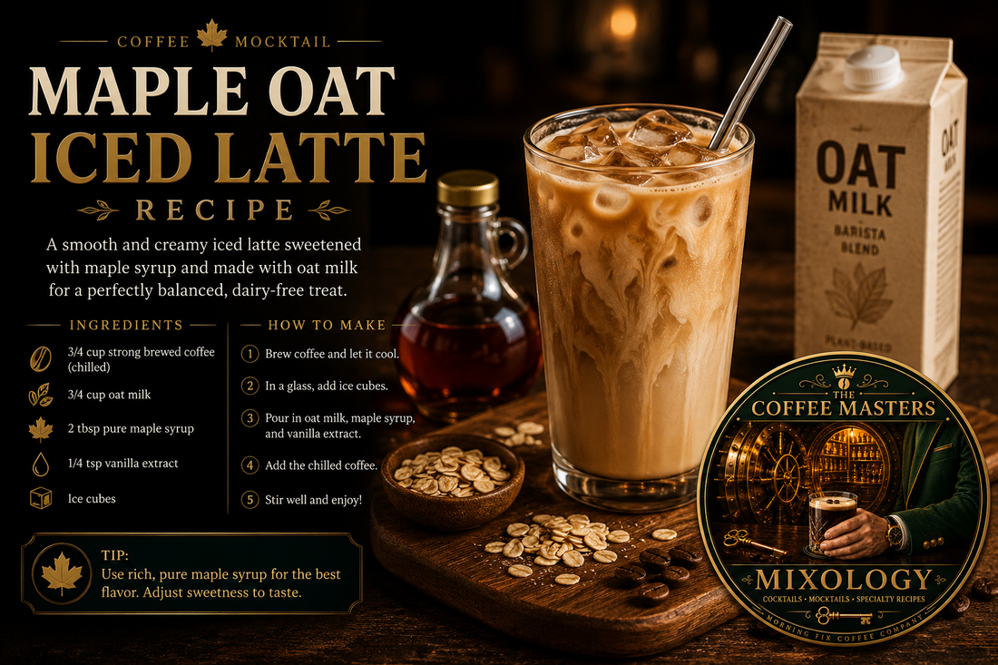 Maple Oat Iced Latte Recipe