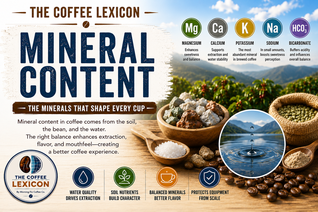 The Coffee Lexicon | Mineral Content