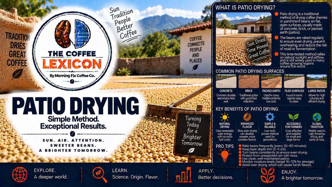 The Coffee Lexicon | Patio Drying