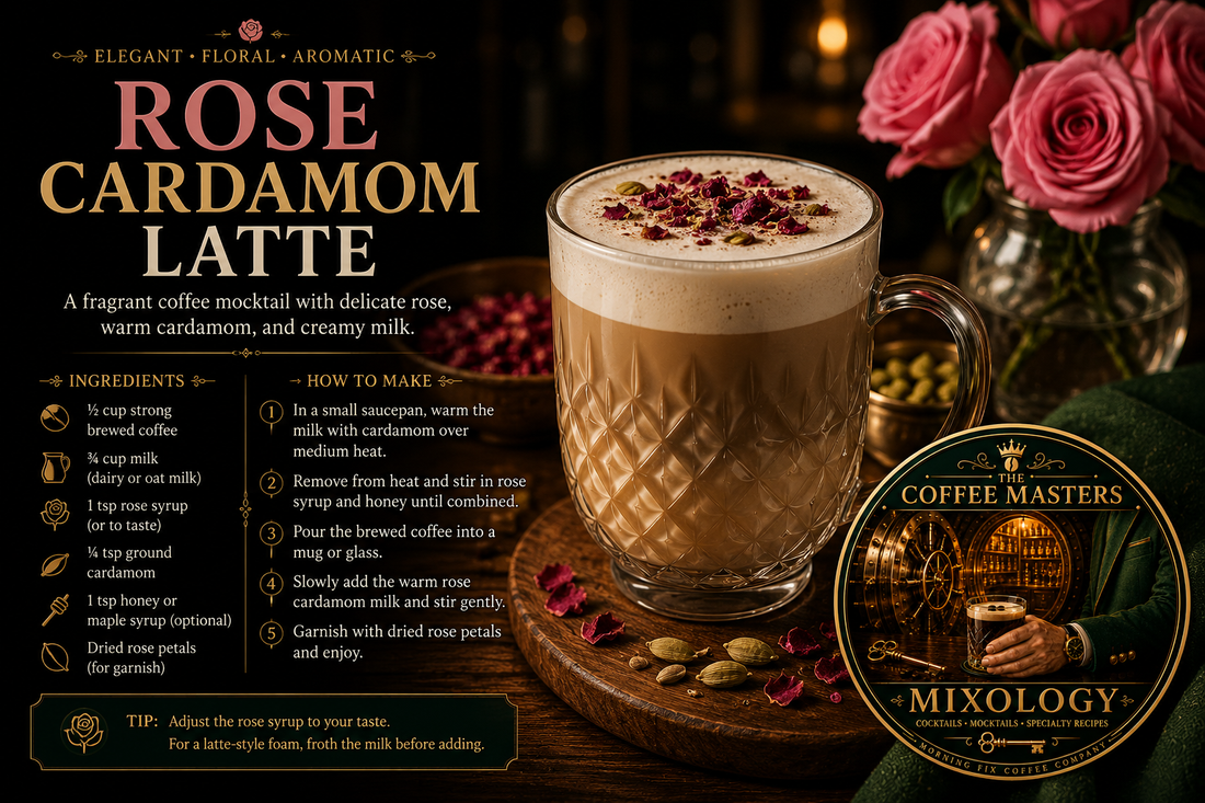Rose Cardamom Latte Recipe