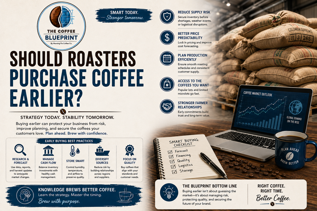 The Coffee Blueprint | Should Roasters Purchase Coffee Earlier?