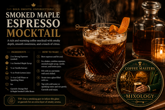Smoked Maple Espresso Mocktail