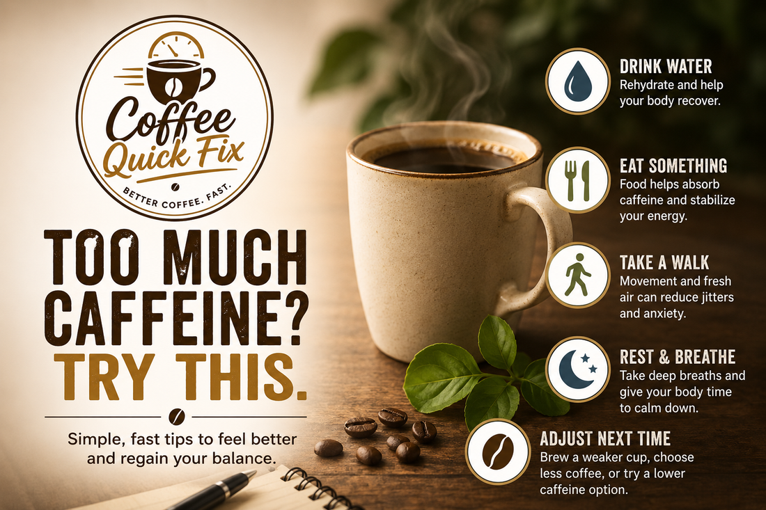 Too Much Caffeine? Try This. | Coffee Quick Fix