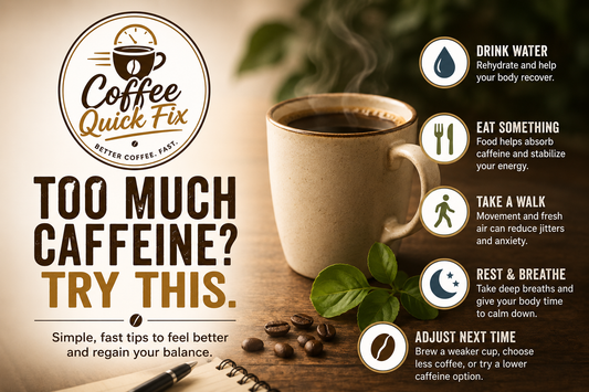 Too Much Caffeine? Try This. | Coffee Quick Fix