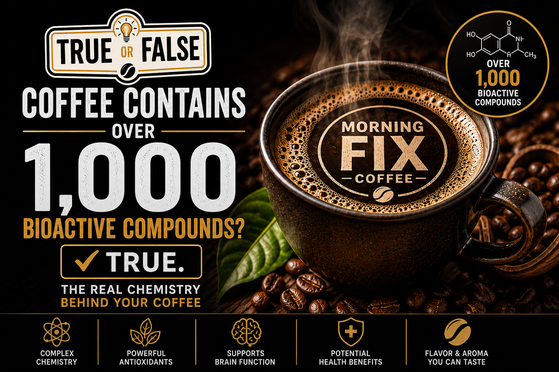 True or False: Coffee Contains Over 1,000 Bioactive Compounds?