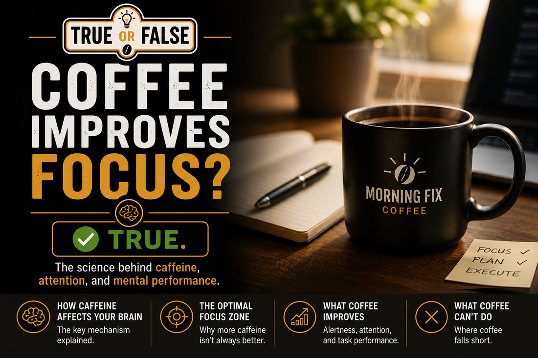True or False: Coffee Improves Focus
