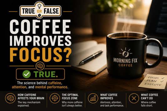 True or False: Coffee Improves Focus