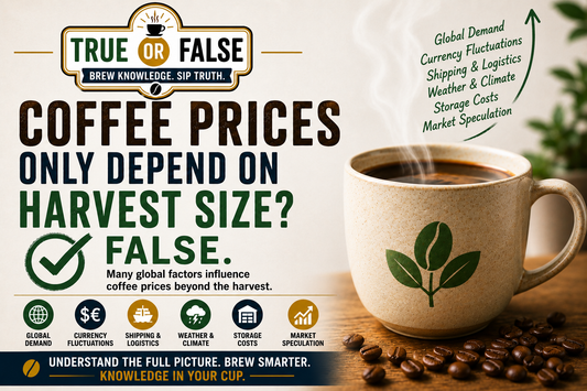 True or False | Coffee Prices Only Depend on Harvest Size?